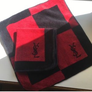 Vintage Yves Saint Laurent hand towels